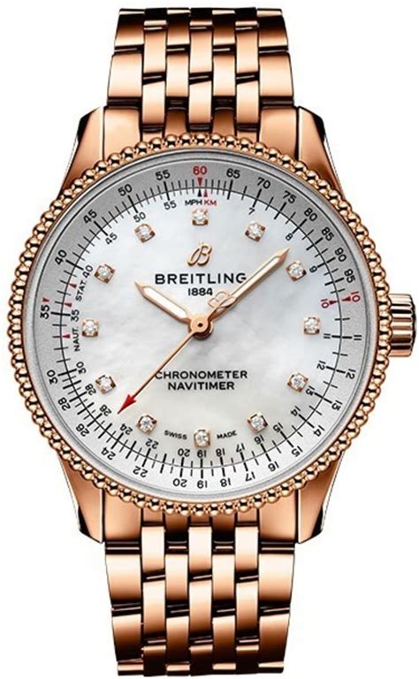 breitling ladies watch with diamonds|Breitling navitimer women's.